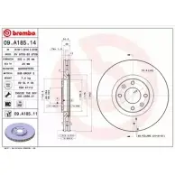 Тормозной диск BRECO OM7CD 2362044 BS 8709 04N 7G