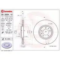 Тормозной диск BRECO LQB J5 2362046 C9EMXVP BS 8711