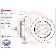 Тормозной диск BRECO 2362055 BS 8722 UUMEJP6 Y 47YXPO