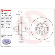 Тормозной диск BRECO 2TMM S3W BS 8769 ZACBC 2362081