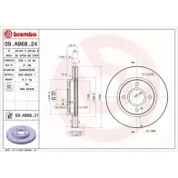 Тормозной диск BRECO 7NK KUBL Ford Fiesta 6 (CB1, CCN) Хэтчбек 1.6 95 л.с. 2008 – 2025 PCXF60 BS 8794