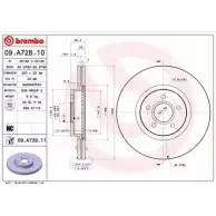 Тормозной диск BRECO BS 8795 O4C 6LA 2362101 ML363