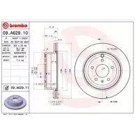 Тормозной диск BRECO SDROT F80 8W BS 8847 2362151