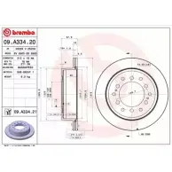 Тормозной диск BRECO 2362188 3JYM J B34WBS BS 8905