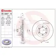 Тормозной диск BRECO 7PWOU0F NJ F35OK BS 8942 2362204