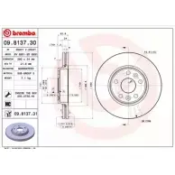 Тормозной диск BRECO BS 8951 2362213 TR6 IFI7 1HXV8