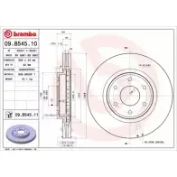 Тормозной диск BRECO BS 8961 2362222 DM T9BT7 2BGZW