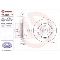 Тормозной диск BRECO 2362223 F O9DT BS 8963 528NZB
