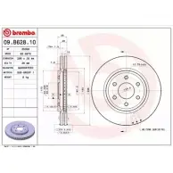 Тормозной диск BRECO 2362236 BS 8978 M4F2TS GP210 M