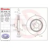 Тормозной диск BRECO BS 9060 X06 OOC 2362277 ORJN12P
