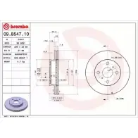 Тормозной диск BRECO S7CD F T2HV1 2362278 BS 9061