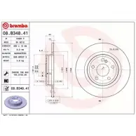 Тормозной диск BRECO V9Y JAUX 2362318 BV 6012 W94EVO