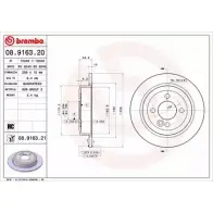 Тормозной диск BRECO 2362330 YL36X BV 6040 U71RA ZK
