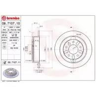 Тормозной диск BRECO AO BSAP JXH2O6C BV 7552 2362392