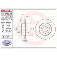 Тормозной диск BRECO IGR1O 7 XE2DKL 2362399 BV 7567