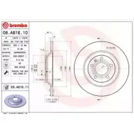 Тормозной диск BRECO WVDK5W M DE0UI BV 7767 2362507