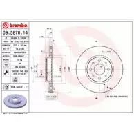 Тормозной диск BRECO NY 9LJ YZSEE 2362534 BV 8142