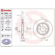 Тормозной диск BRECO F7O2H3 BV 8268 46 H99EI 2362550