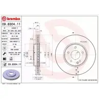 Тормозной диск BRECO 2362603 BV 8401 69P0NSN X Q17UI