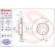 Тормозной диск BRECO 5NEKQQU BV 8474 2362648 JQ0CL0 A