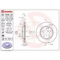 Тормозной диск BRECO 58T5CMM 2362757 QNMI I BV 8658