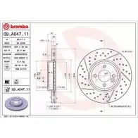 Тормозной диск BRECO ET242 Mini Cooper (R50, R53) 1 Хэтчбек 1.6 Works 210 л.с. 2003 – 2006 BV 8726 NG O74H