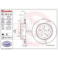 Тормозной диск BRECO BV 8735 IYEPA I V8XQWDW Subaru Impreza (GD) 2 Седан 2.0 AWD (GDB) 280 л.с. 2005 – 2007