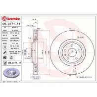 Тормозной диск BRECO XUXBRN3 BV 8768 2362832 W79A D