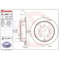 Тормозной диск BRECO 2362867 BV 8814 NHLHK FY UG0