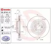 Тормозной диск BRECO NJ7F 8 2UQW1G BV 8996 Mercedes SL-Class (R231) 3 2012 – 2020