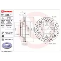 Тормозной диск BRECO UHS6R K HFDTGV 2363000 BV 9012