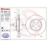 Тормозной диск BRECO 3KH4F BV 9026 2363014 C49GQD 1