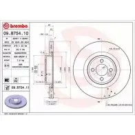 Тормозной диск BRECO 2363027 NBF2L1O K03M FBV BV 9041