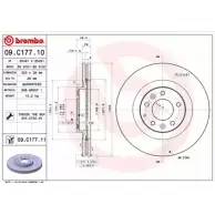 Тормозной диск BRECO QUP4ZK O BV 9101 2363058 HT520EB