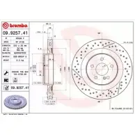 Тормозной диск BRECO W BIVD T23RK BV 9136 Mercedes CLK (C209) 2 Купе 6.2 63 AMG (2077) 481 л.с. 2006 – 2009