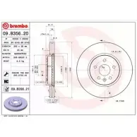 Тормозной диск BRECO BV 9142 2363076 HXOXG 5P WEEE28U