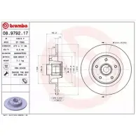 Тормозной диск BRECO JKZ3WNQ Renault Laguna (BG) 2 Хэтчбек 2.2 dCi (BG09) 116 л.с. 2004 – 2005 4WRXS I BY 7695