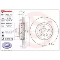 Тормозной диск BRECO BZ 9129 L8C46OV T NCL4 2363142