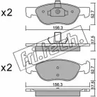 Тормозные колодки, дисковые, комплект FRI.TECH. 21928 2 1927 084.2 Fiat Punto (188) 2 Хэтчбек 1.4 97 л.с. 2005 – 2012