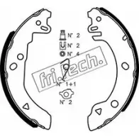 Тормозные колодки, комплект FRI.TECH. 2372203 1040.130K F25RSP 1 8CXG