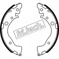 Тормозные колодки, комплект FRI.TECH. 1044.028 2372262 1C6A 7V8 PR5I5ZU