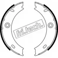 Тормозные колодки ручника, комплект FRI.TECH. 7SSX4X Q86U I4 1052.127 2372390