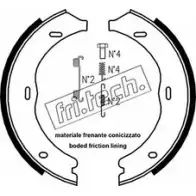 Тормозные колодки ручника, комплект FRI.TECH. 1052.135K GCQ5 X5 YO0VBAK 2372407