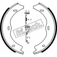 Тормозные колодки ручника, комплект FRI.TECH. 7NRK WF9 3E3B3OZ 1052.138K 2372413