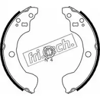 Тормозные колодки, комплект FRI.TECH. 1067.195 2372493 AEH J2H YTOD89