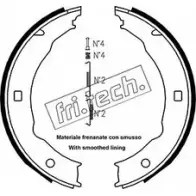 Тормозные колодки ручника, комплект FRI.TECH. MPDV4 1079.193K 5RD CIE Peugeot 406 1 (8E, 8F) Универсал 2.2 HDi 133 л.с. 2000 – 2004