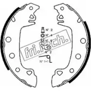 Тормозные колодки, комплект FRI.TECH. OIUS7NL 1088.204K COT SWI Renault Espace (JS63) 2 Минивэн