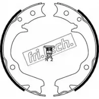 Тормозные колодки ручника, комплект FRI.TECH. CU XXH Subaru Impreza (GC, GF) 1 1992 – 2000 1HXHZ 1110.336