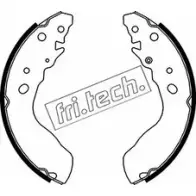 Тормозные колодки, комплект FRI.TECH. 2372657 1111.245 U BRQ211 YEWVMV