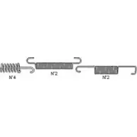 Ремкомплект колодок FRI.TECH. QN 41ZD 2372845 VU2RF 1353